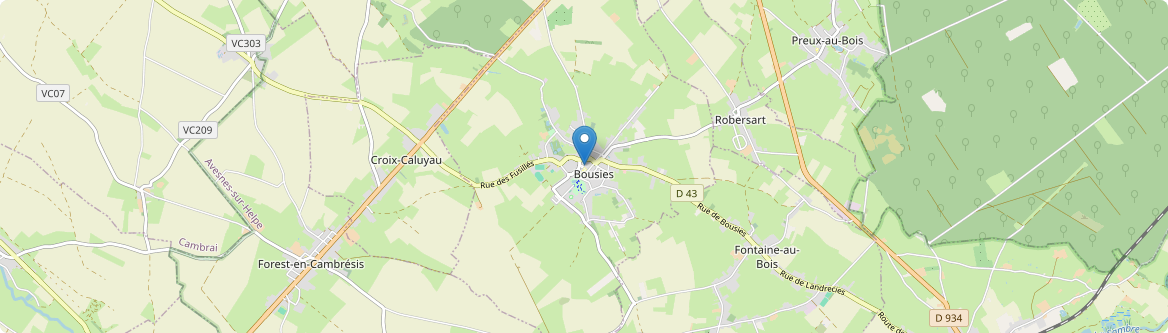 Bousies - Carte