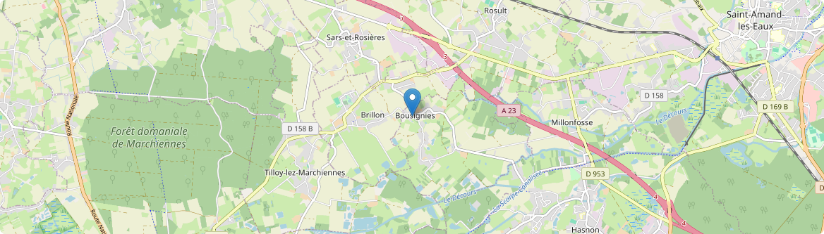 Bousignies - Carte
