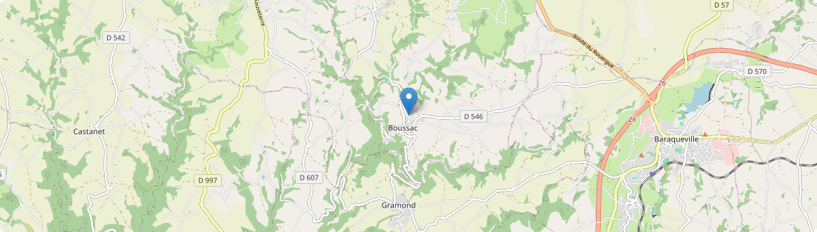 Boussac - Carte