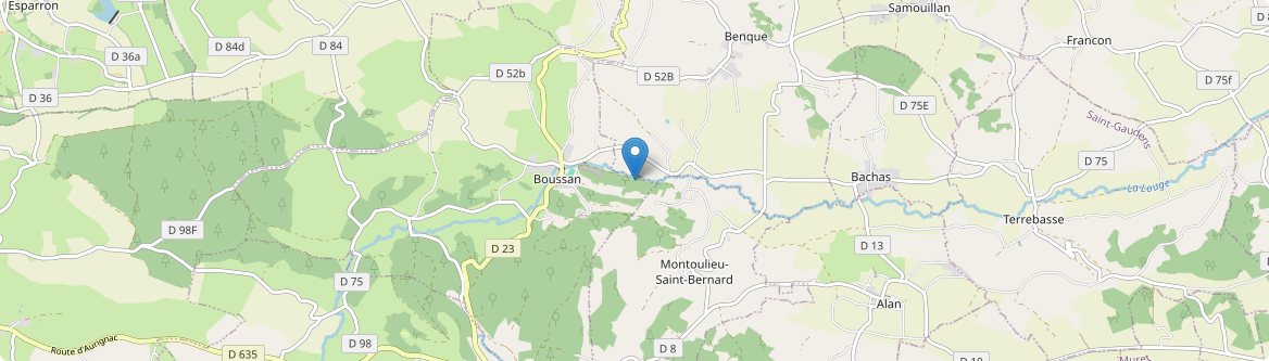 Boussan - Carte