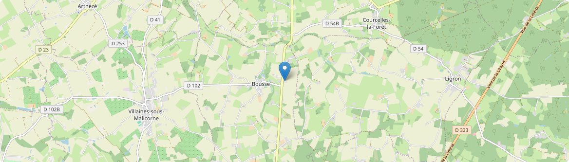 Bousse - Carte