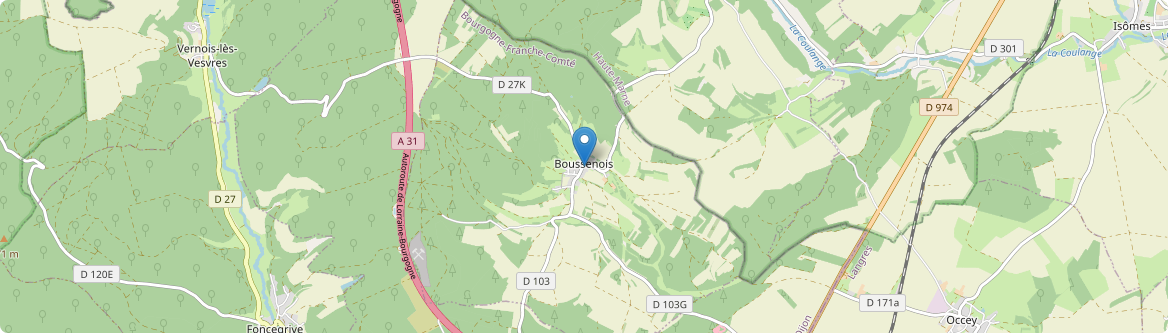 Boussenois - Carte