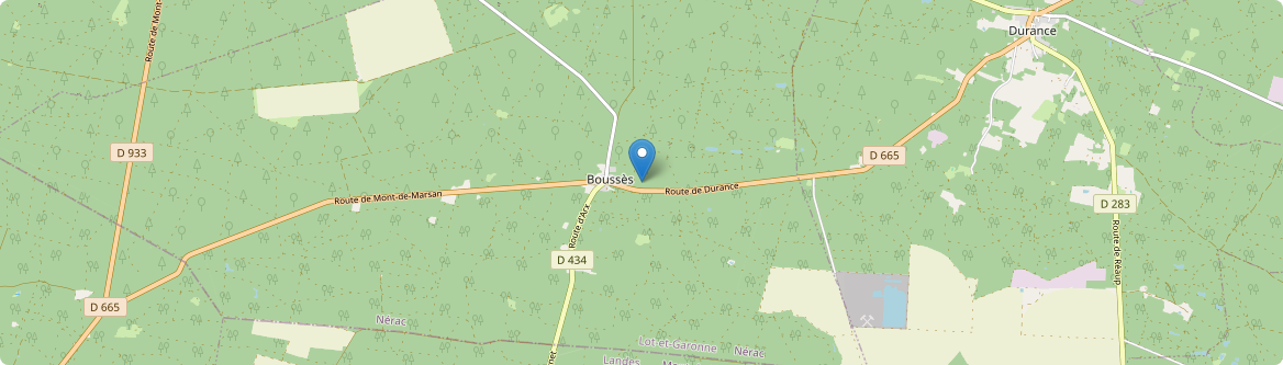 Boussès - Carte