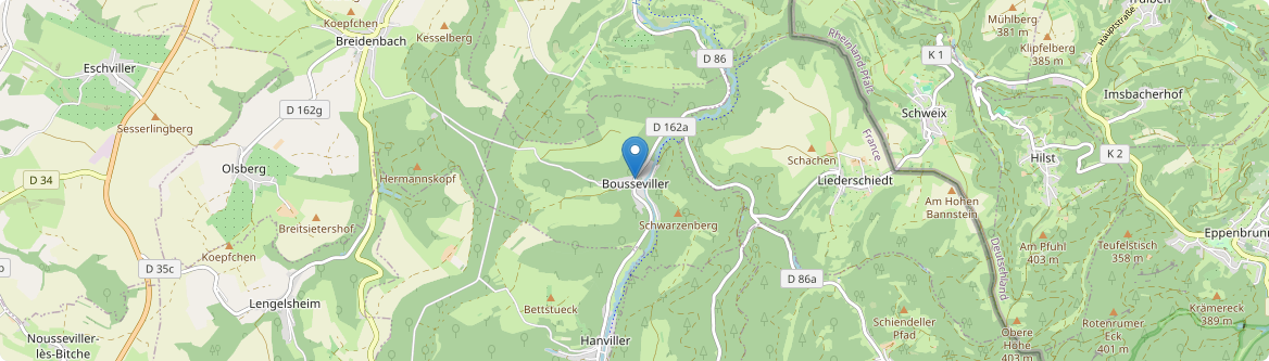 Bousseviller - Carte