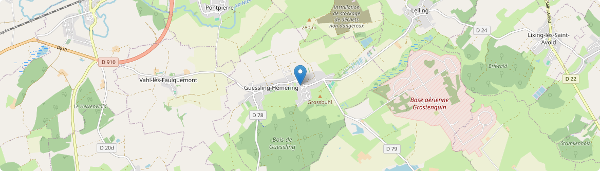 Boustroff - Carte