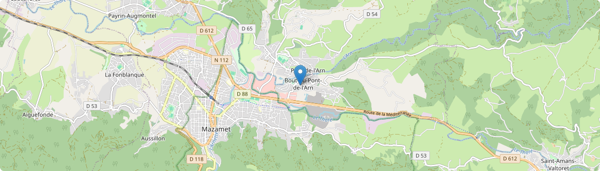 Bout-du-Pont-de-Larn - Carte