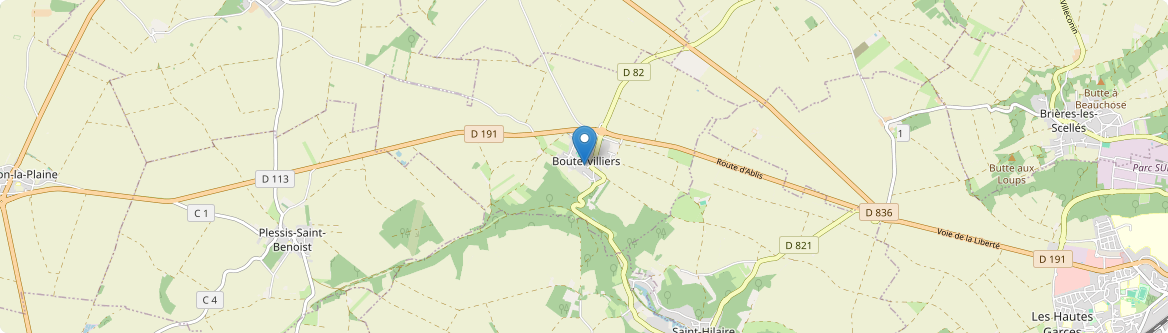 Boutervilliers - Carte