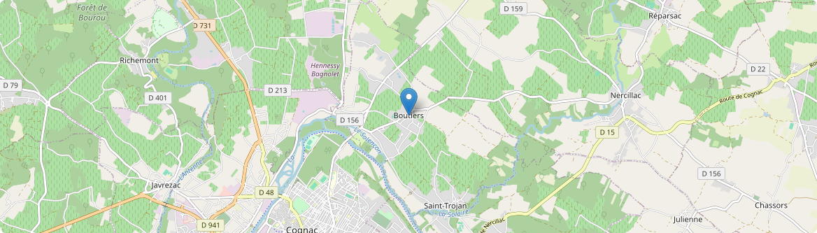Boutiers-Saint-Trojan - Carte