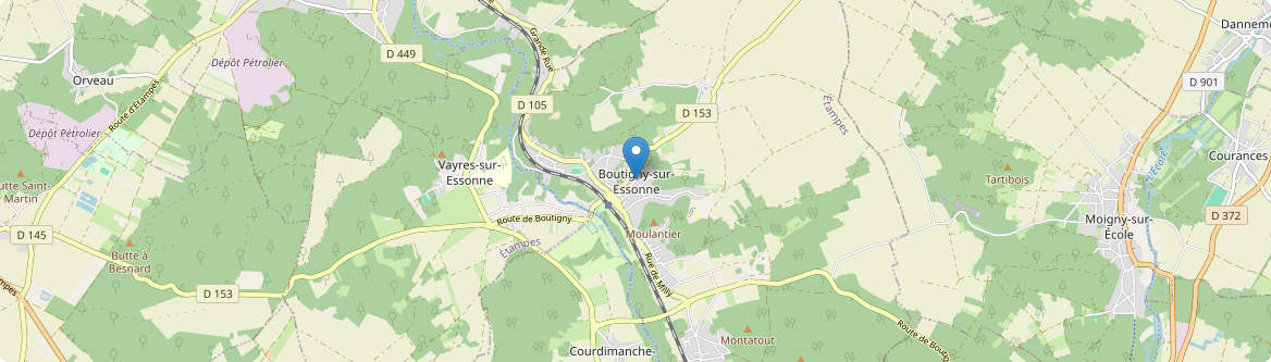 Boutigny-sur-Essonne - Carte