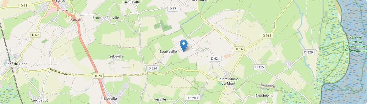 Boutteville - Carte