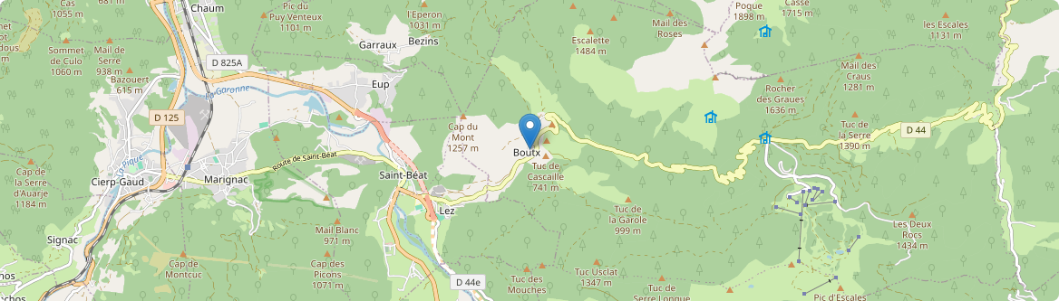 Boutx - Carte