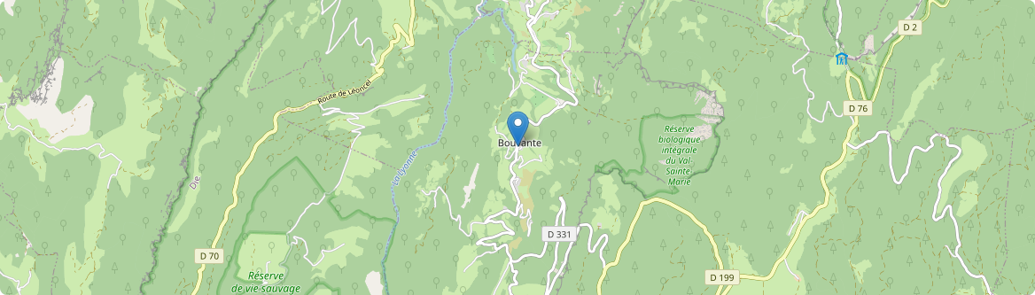 Bouvante - Carte