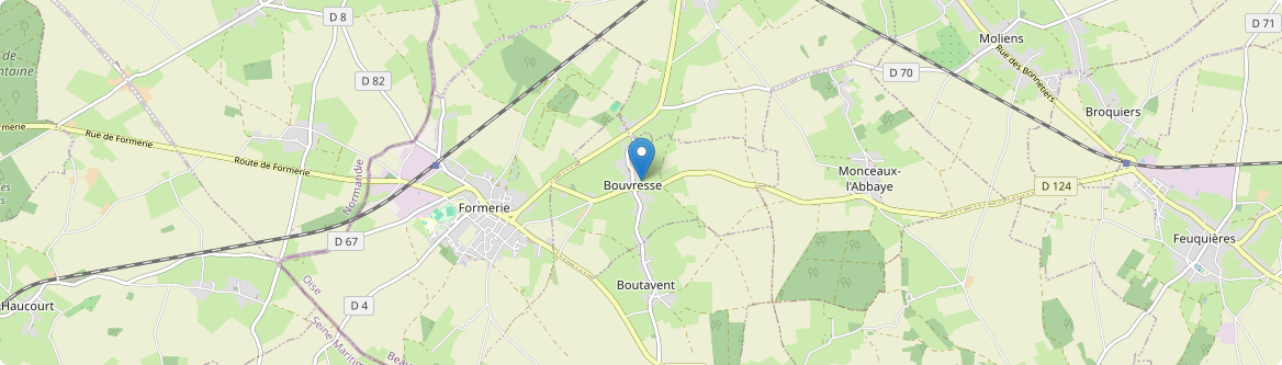 Bouvresse - Carte