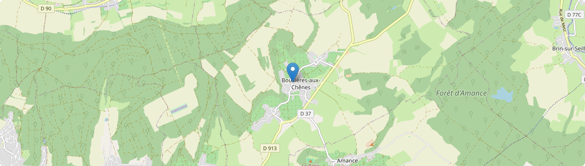 Bouxières-aux-Chênes - Carte
