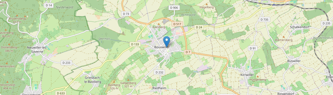 Bouxwiller - Carte
