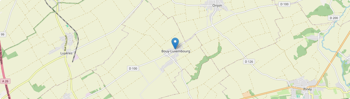 Bouy-Luxembourg - Carte