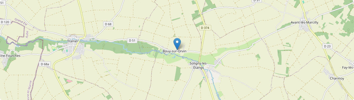 Bouy-sur-Orvin - Carte