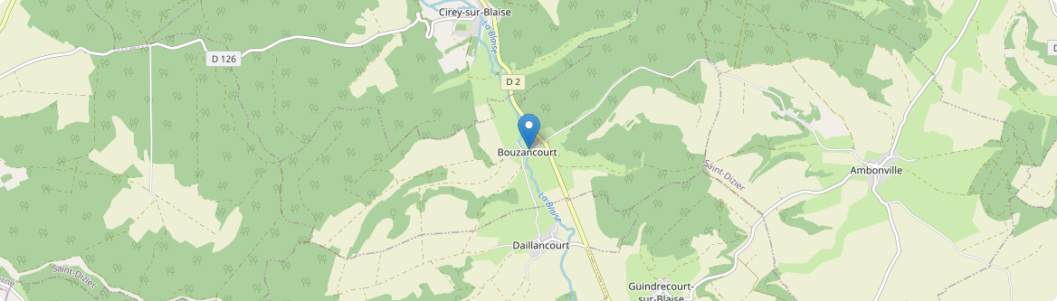 Bouzancourt - Carte