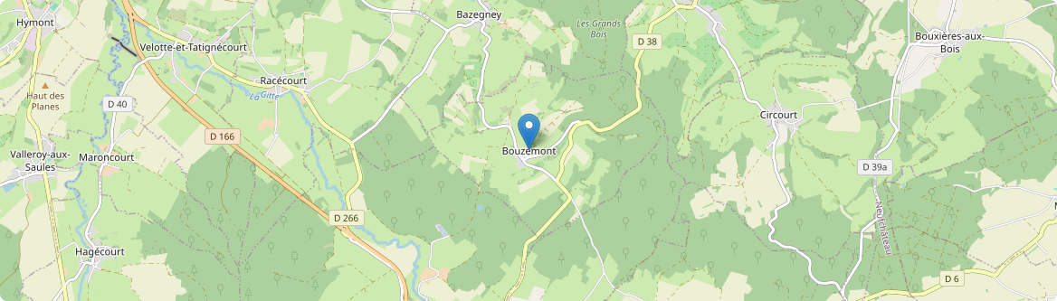 Bouzemont - Carte