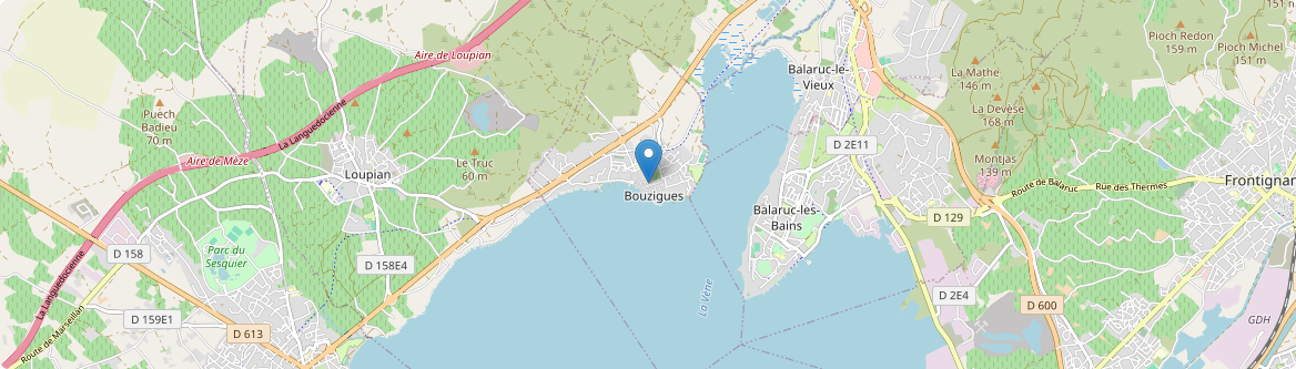 Bouzigues - Carte