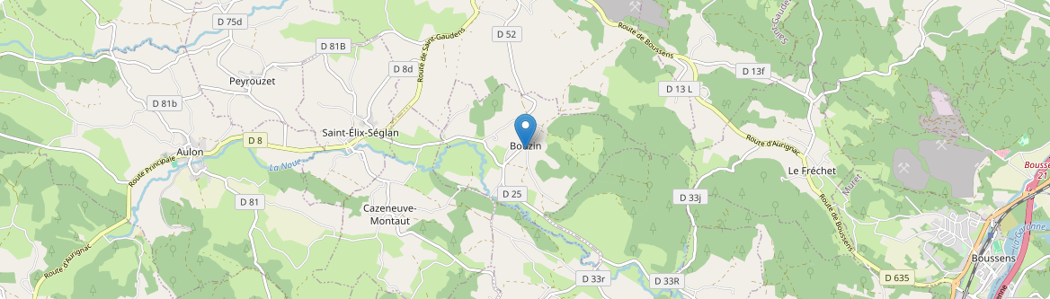 Bouzin - Carte