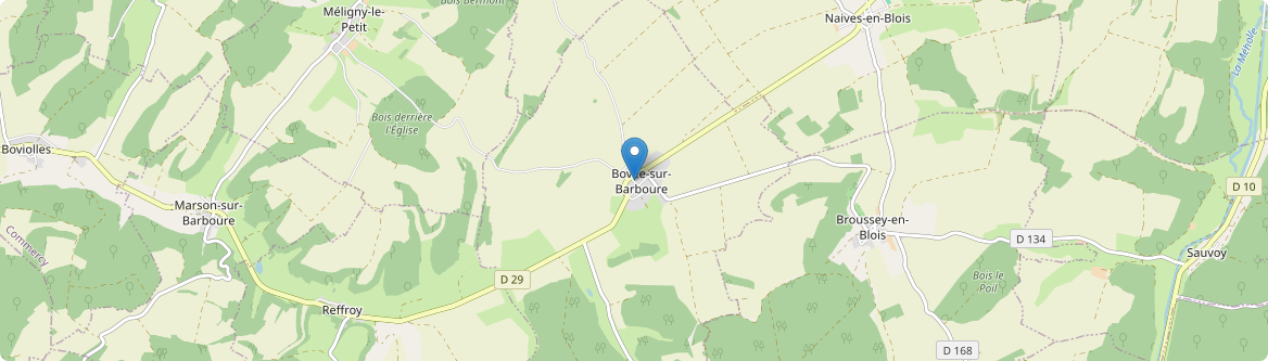 Bovée-sur-Barboure - Carte