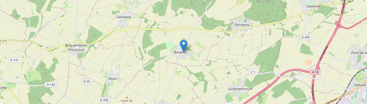 Bovelles - Carte