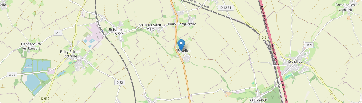 Boyelles - Carte