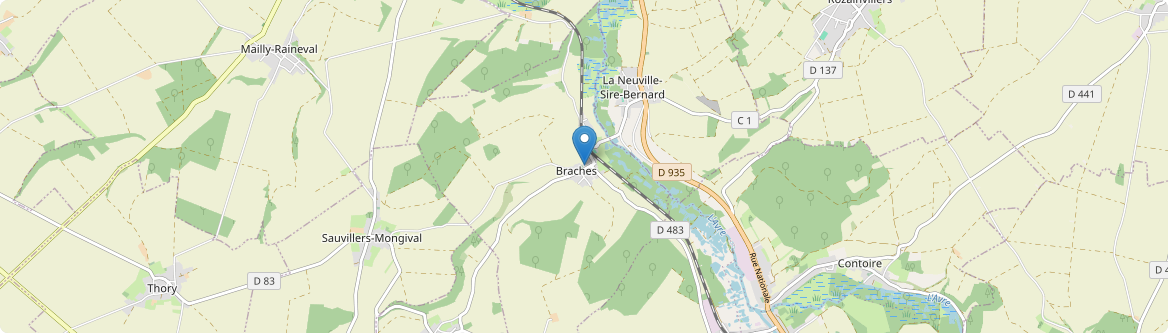 Braches - Carte