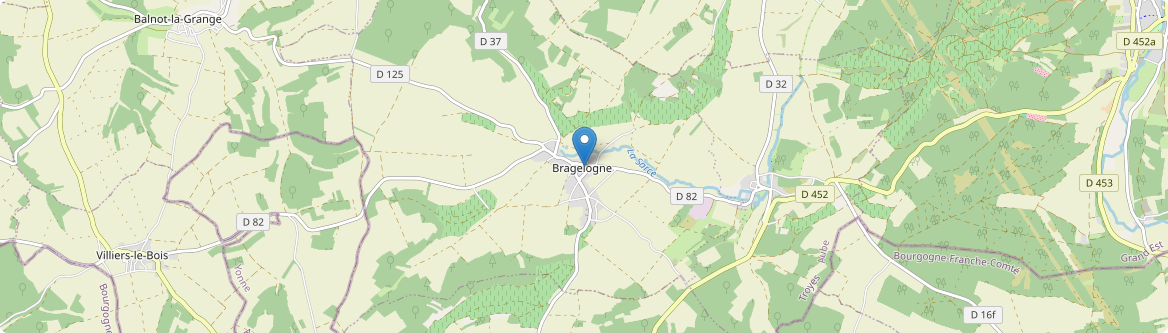 Bragelogne-Beauvoir - Carte