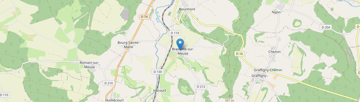 Brainville-sur-Meuse - Carte