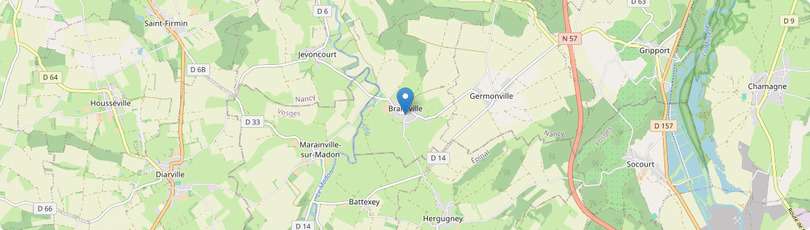 Bralleville - Carte