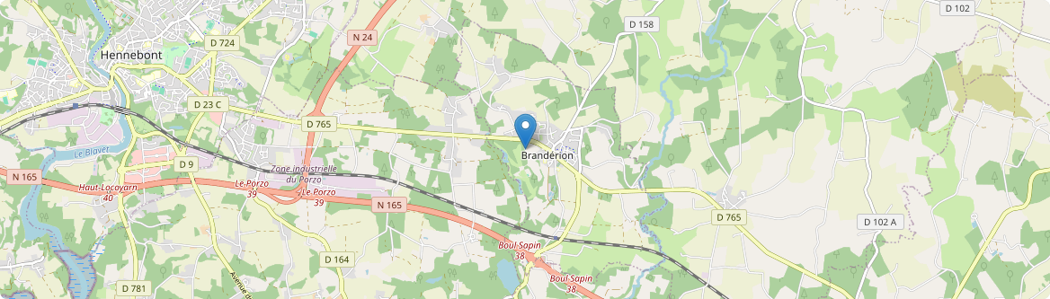 Brandérion - Carte