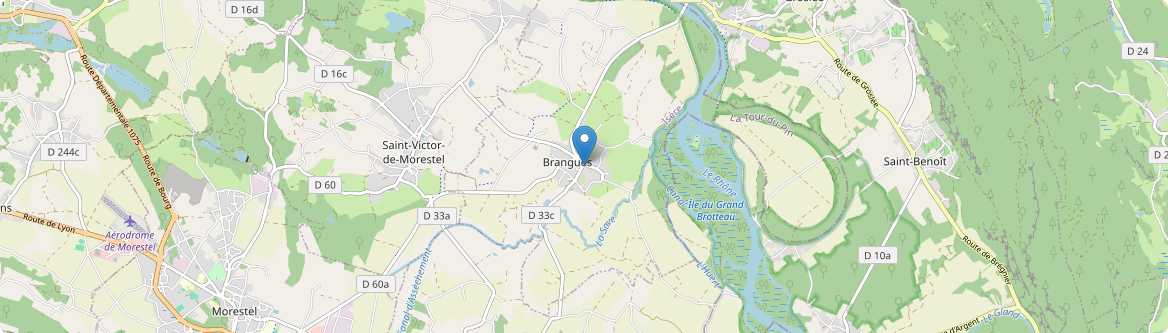 Brangues - Carte