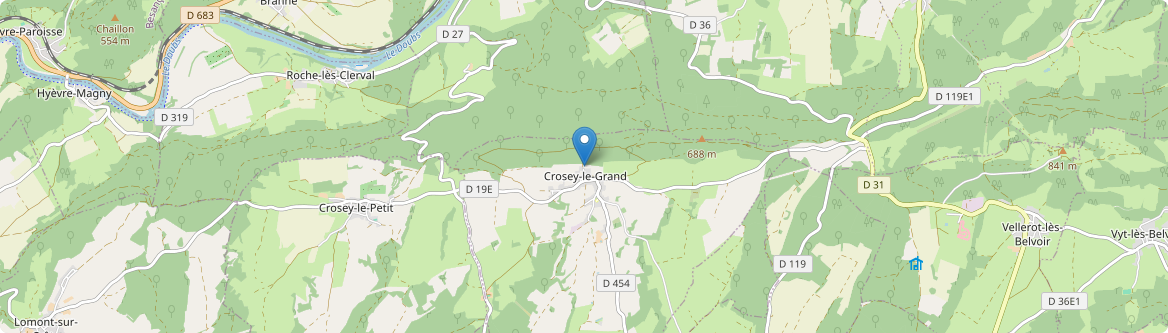 Branne - Carte