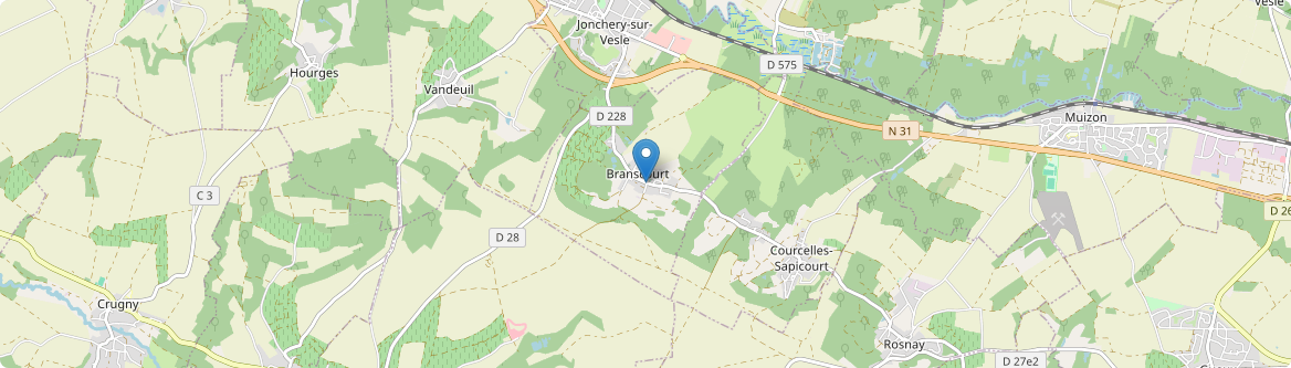 Branscourt - Carte