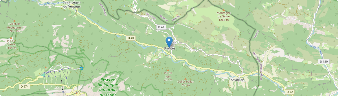 Brantes - Carte