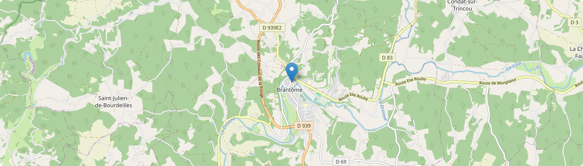 Brantôme en Périgord - Carte