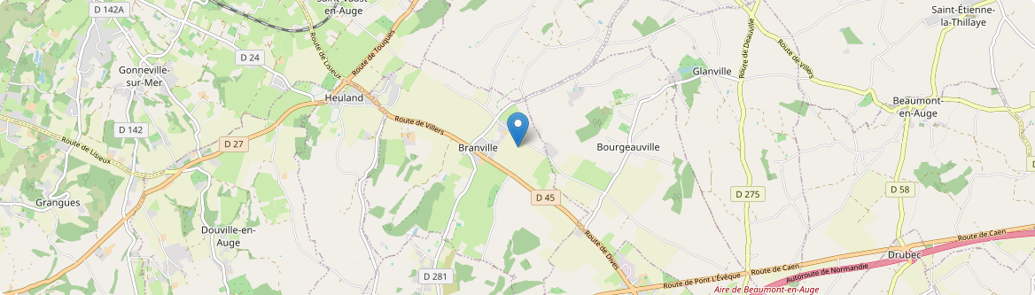 Branville - Carte