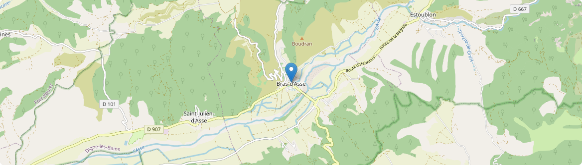 Bras-d'Asse - Carte