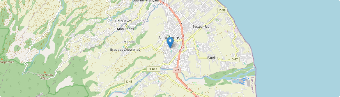 Bras-Panon - Carte