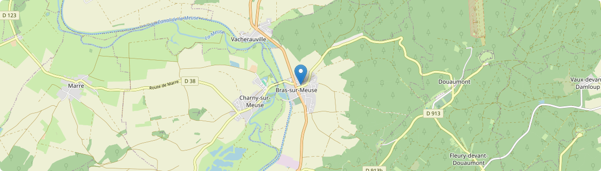 Bras-sur-Meuse - Carte