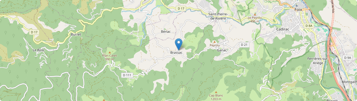 Brassac - Carte