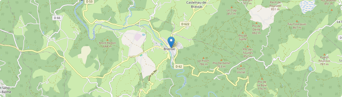 Brassac - Carte