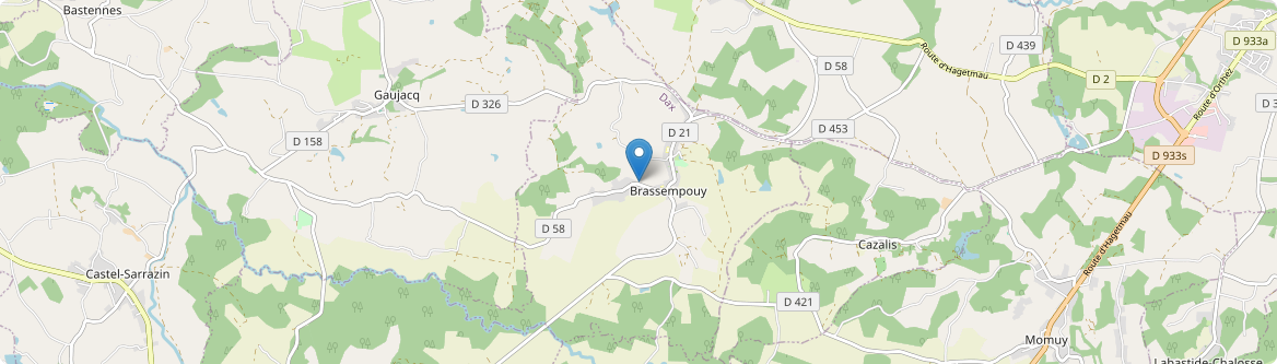 Brassempouy - Carte