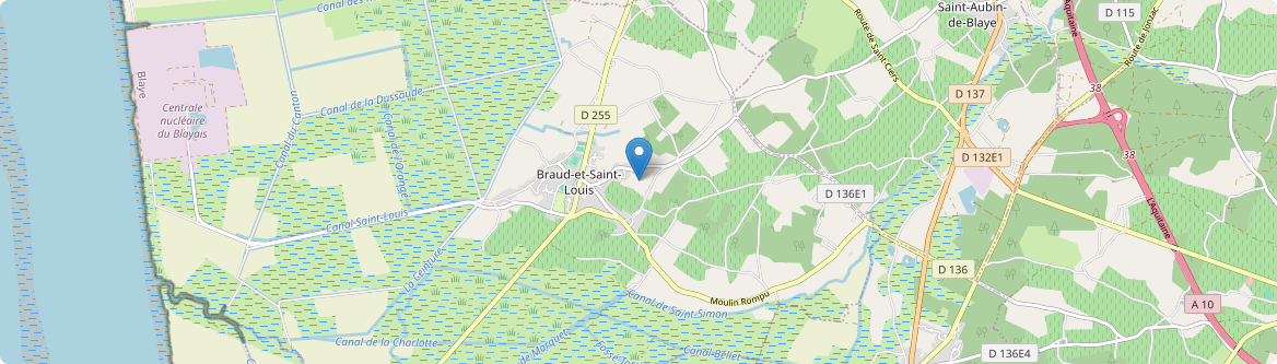 Braud-et-Saint-Louis - Carte