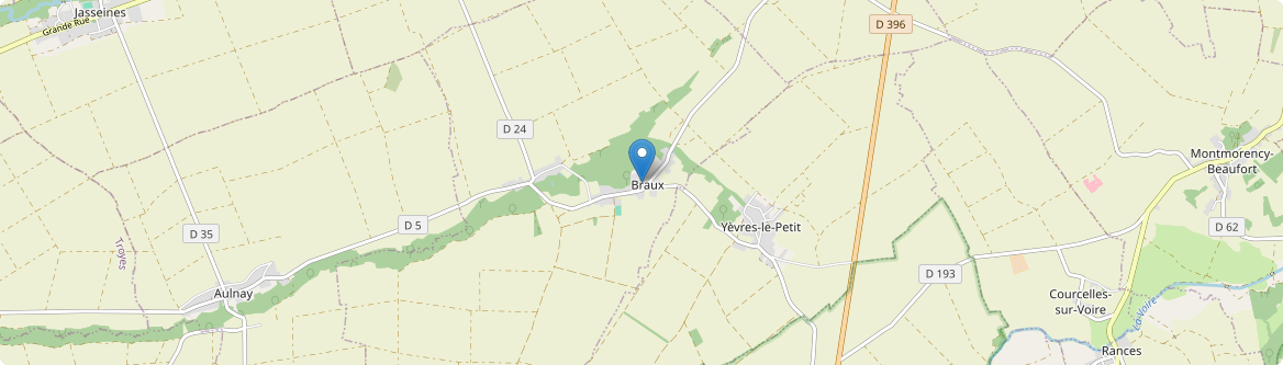 Braux - Carte