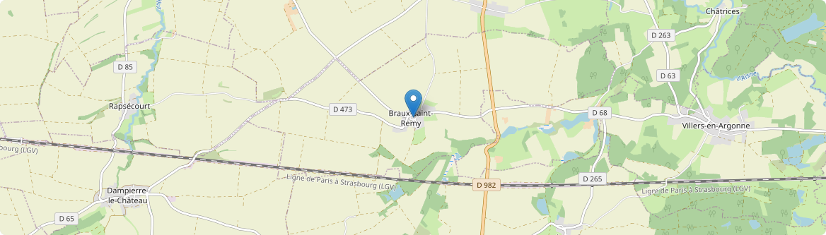 Braux-Saint-Remy - Carte