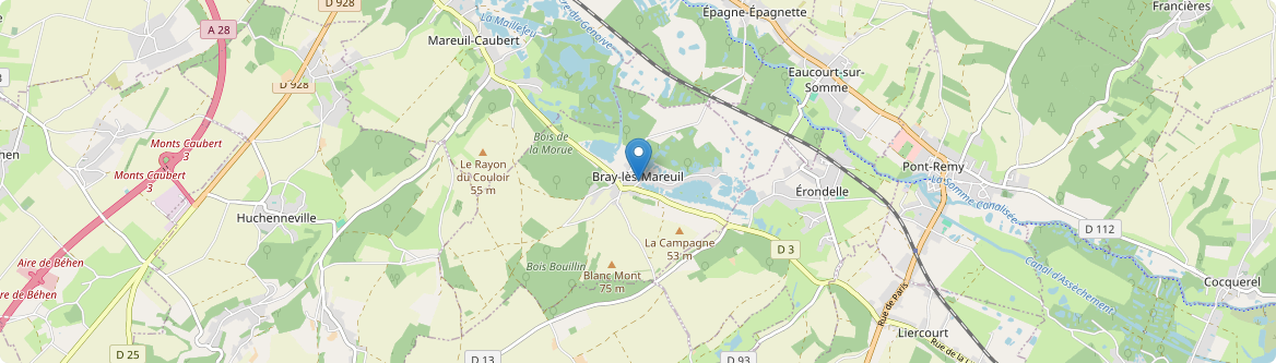 Bray-lès-Mareuil - Carte