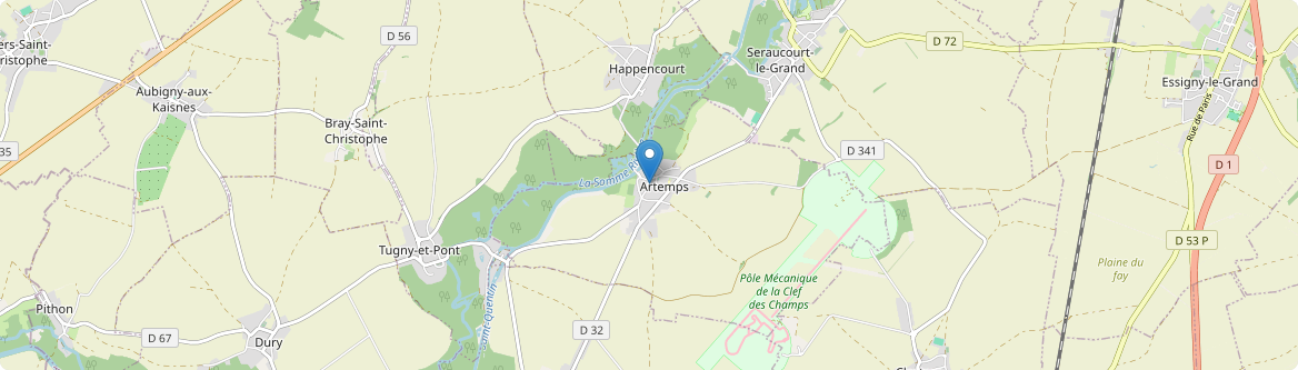Bray-Saint-Christophe - Carte
